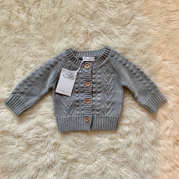 jamie kay Other - 0/3 Jamie Kay grey knit cardigan